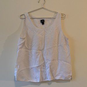 White Linen Eileen Fisher Tank Top